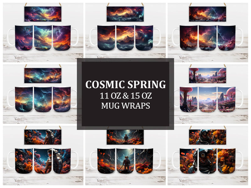 Cosmic Spring 3 Mug Wrap - CraftNest