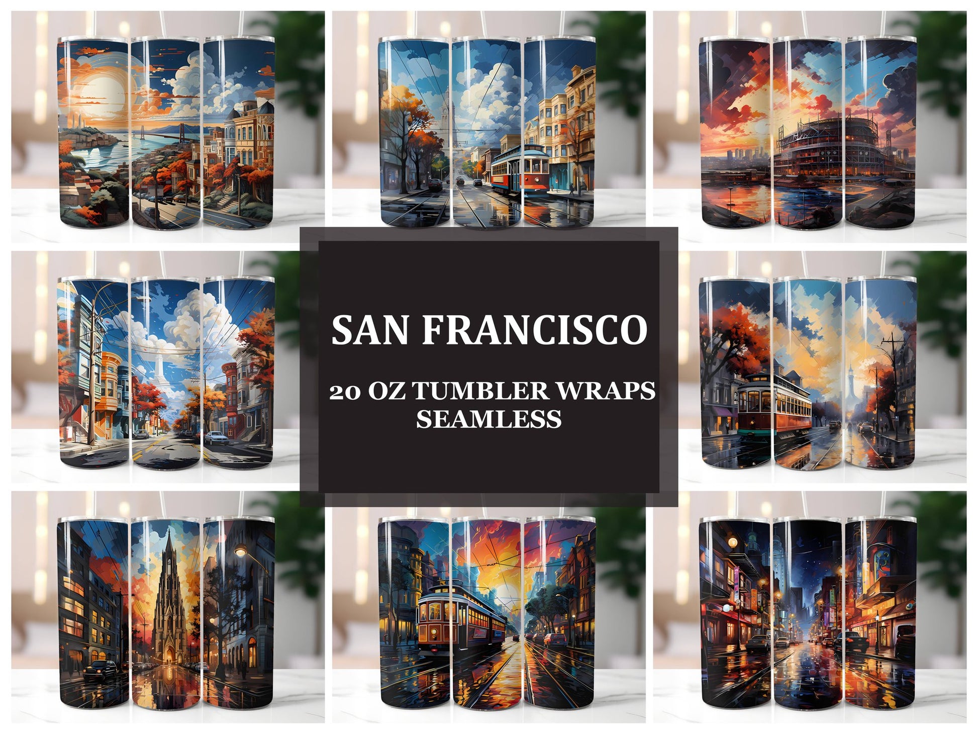 San Francisco 1 Tumbler Wrap - CraftNest