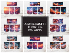 Cosmic Easter 3 Mug Wrap - CraftNest