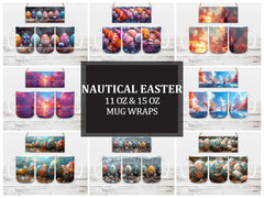 Nautical Easter 4 Mug Wrap - CraftNest