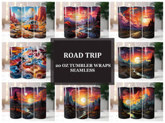 Road Trip 1 Tumbler Wrap - CraftNest