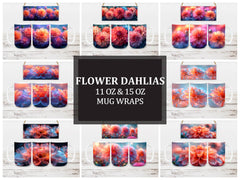 Flower Dahlias 1 Mug Wrap - CraftNest