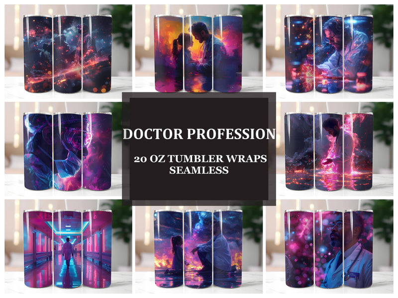 Doctor Profession 3 Tumbler Wrap - CraftNest - Digital Crafting and Art