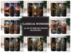 Classical Wonders 2 Tumbler Wrap - CraftNest