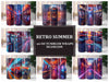Retro Summer 4 Tumbler Wrap