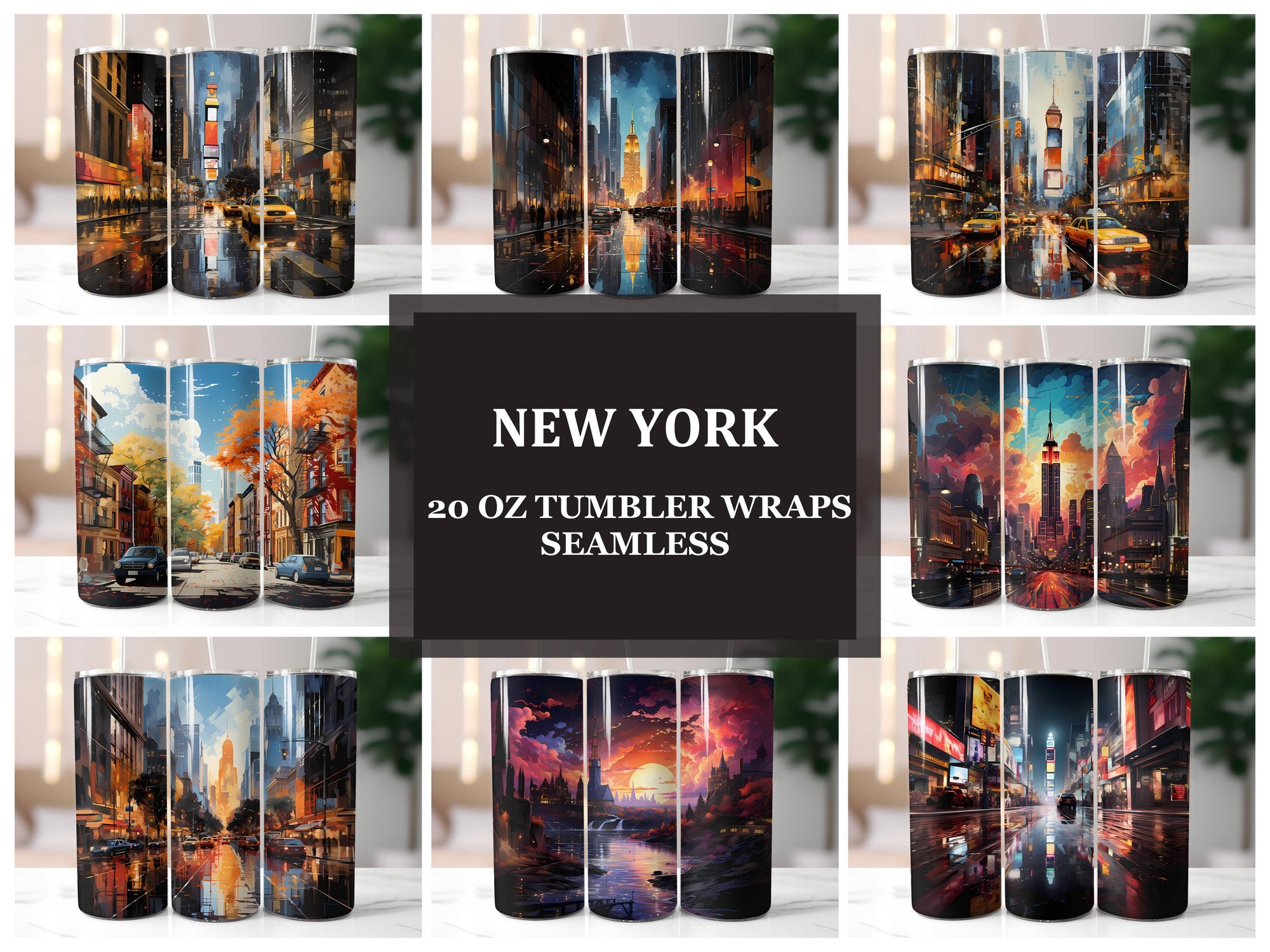 New York 2 Tumbler Wrap - CraftNest