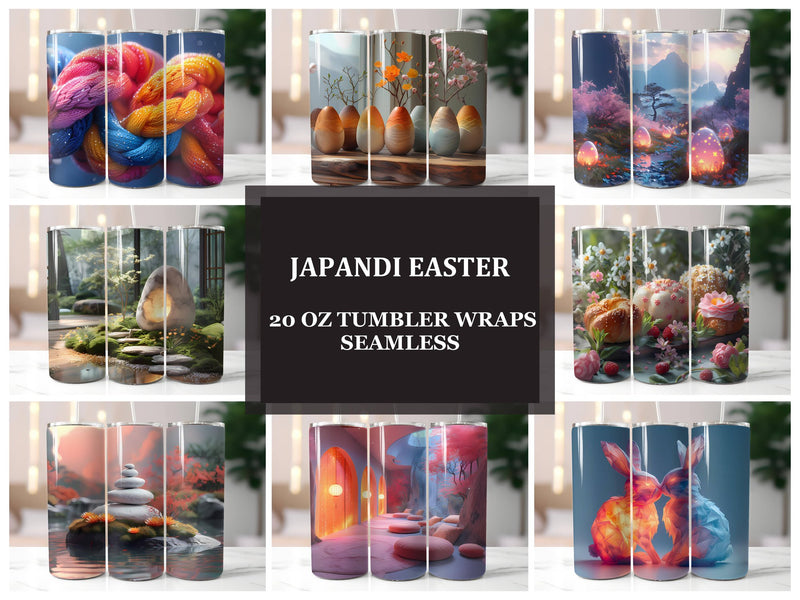 Japandi Easter 3 Tumbler Wrap - CraftNest