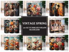 Vintage Spring 2 Tumbler Wrap - CraftNest