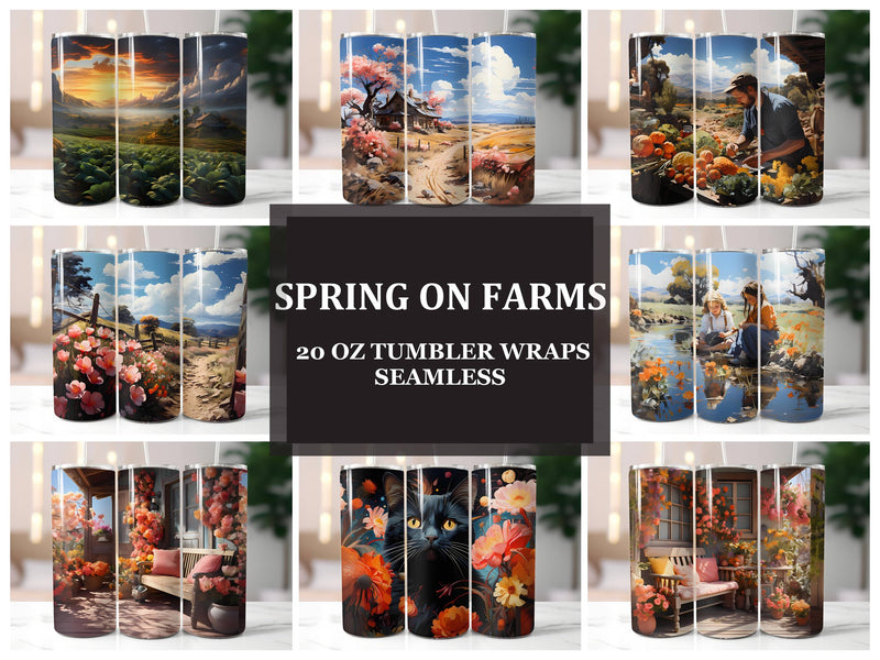 Spring on 2 Tumbler Wrap - CraftNest