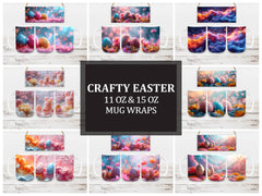 Crafty Easter 5 Mug Wrap - CraftNest