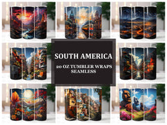 South America 2 Tumbler Wrap - CraftNest