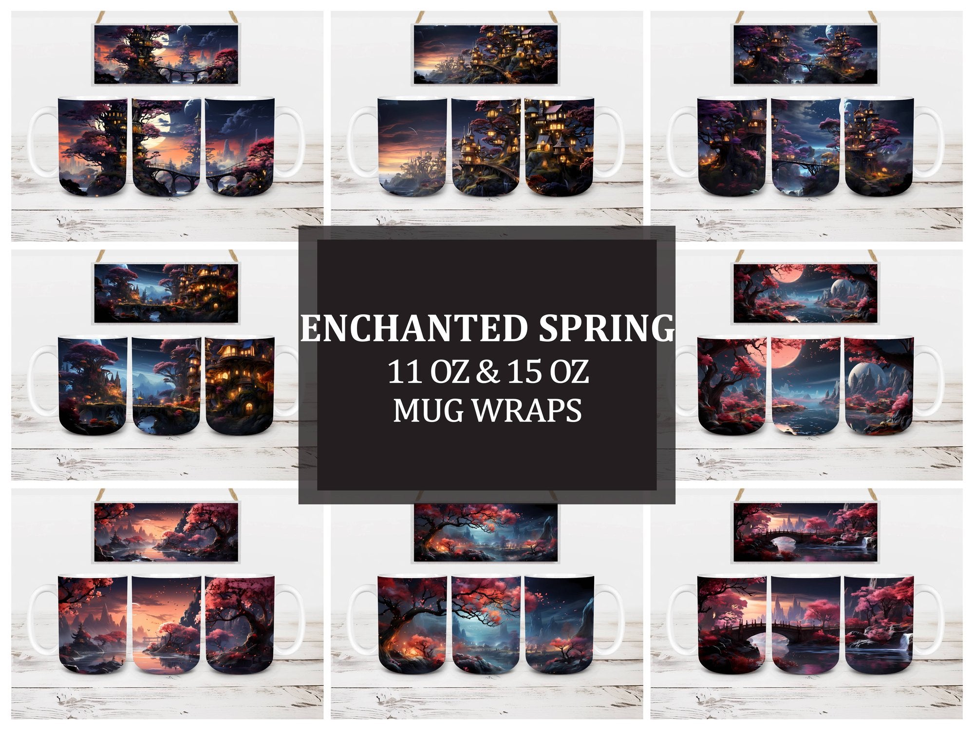 Enchanted Spring 1 Mug Wrap - CraftNest