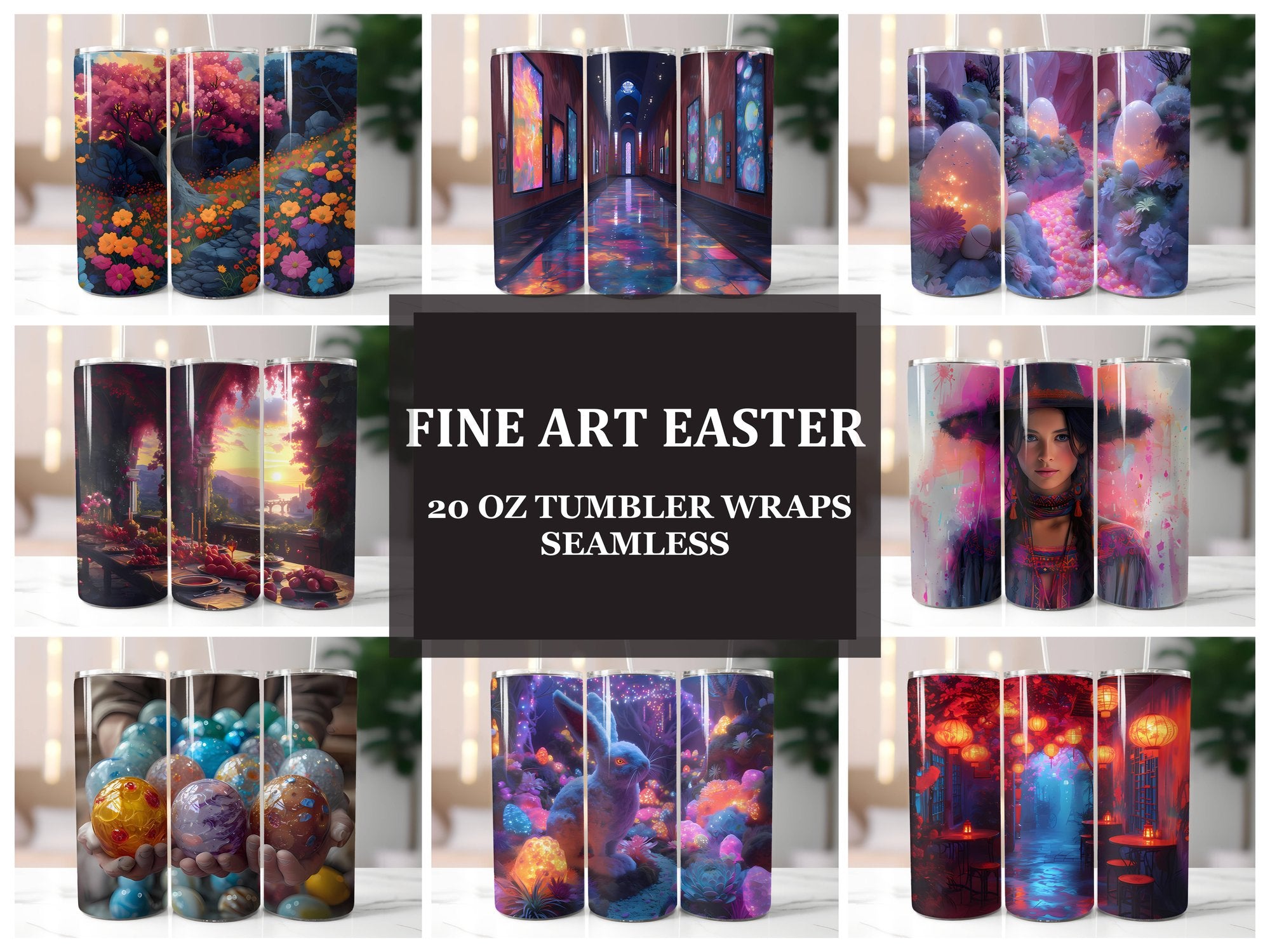 Fine Art Easter 1 Tumbler Wrap - CraftNest