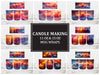 Kerzenherstellung 3 Becher Wrap