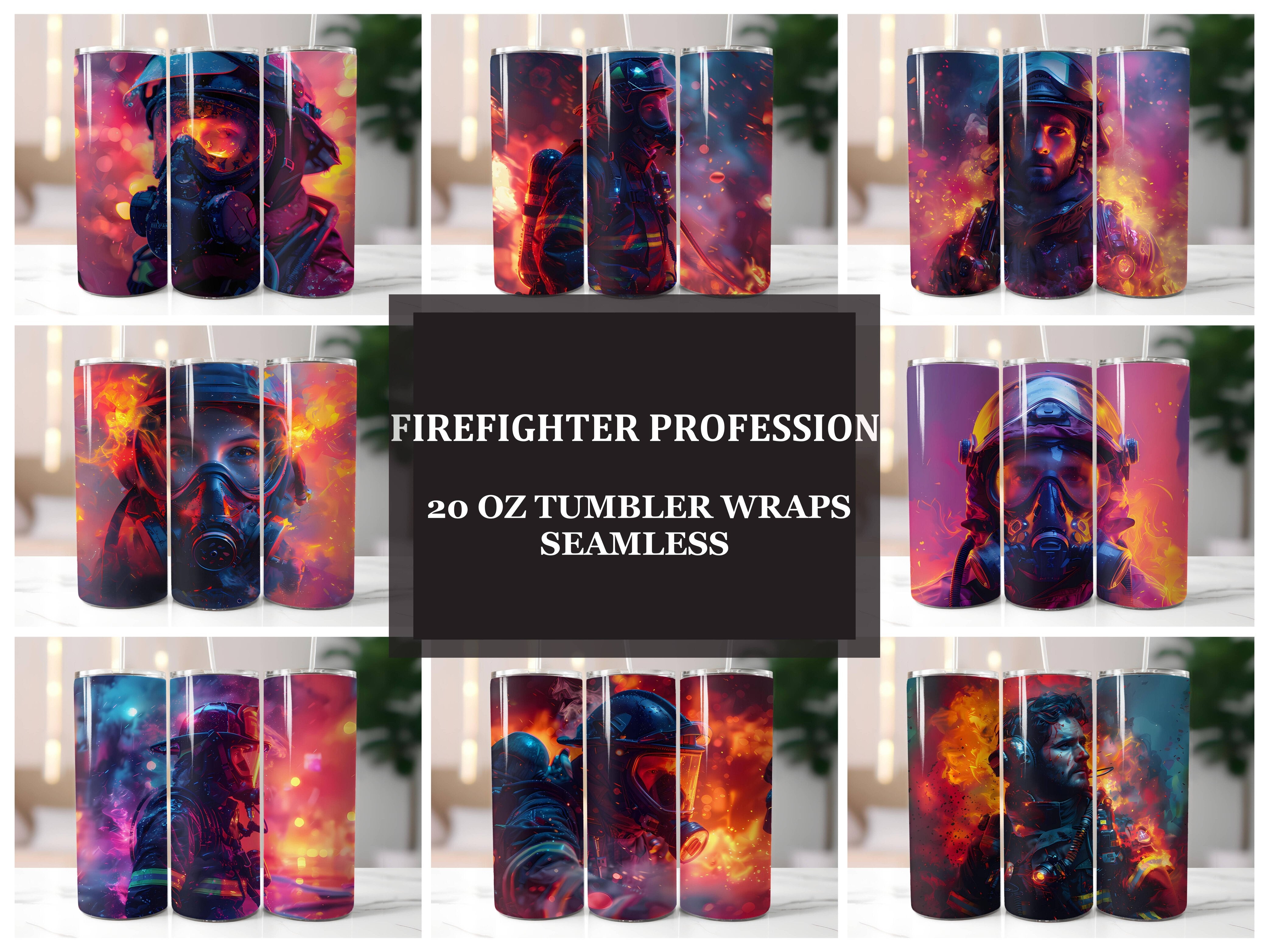 Firefighter Profession 2 Tumbler Wrap