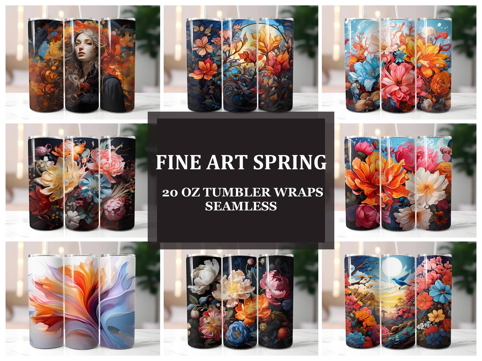 Fine Art 4 Tumbler Wrap - CraftNest