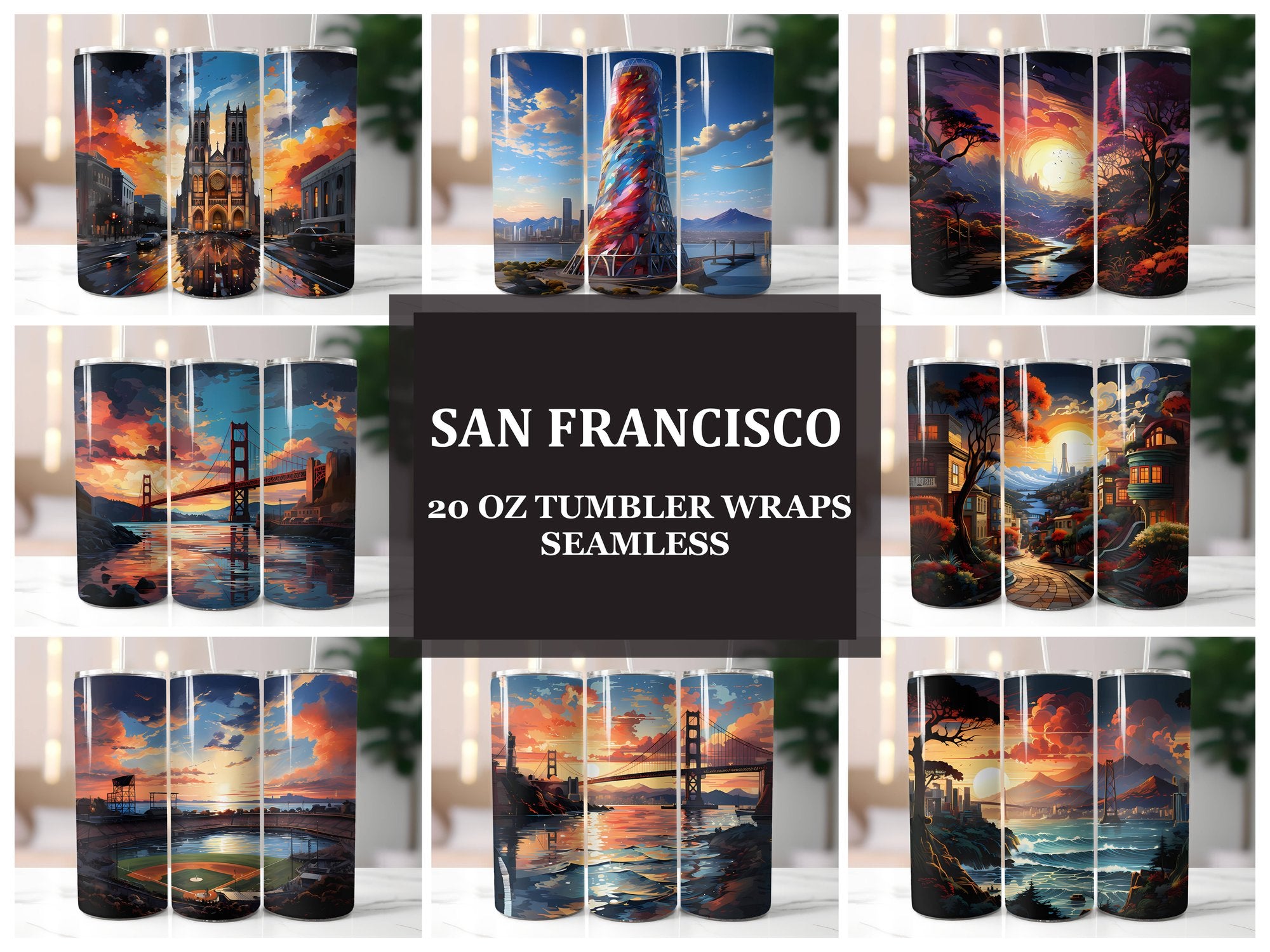 San Francisco 2 Tumbler Wrap - CraftNest