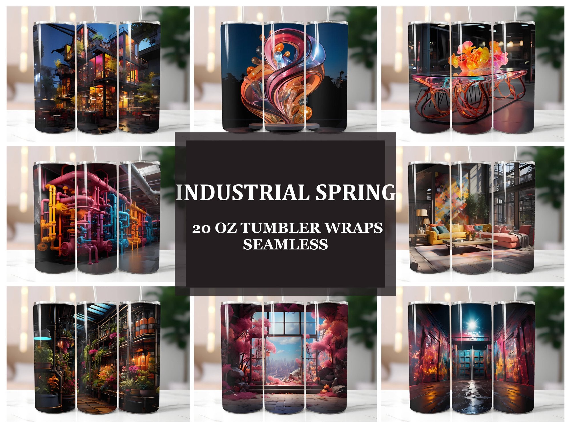 Industrial Spring 1 Tumbler Wrap - CraftNest