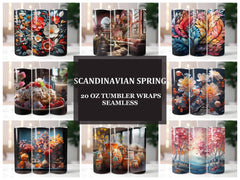 Scandinavian Spring 2 Tumbler Wrap - CraftNest