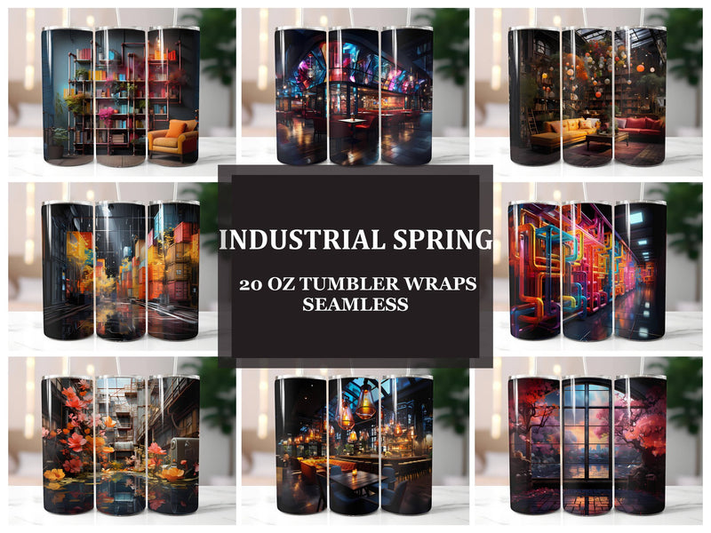 Industrial Spring 4 Tumbler Wrap - CraftNest