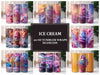 Ice Cream 3 Tumbler Wrap