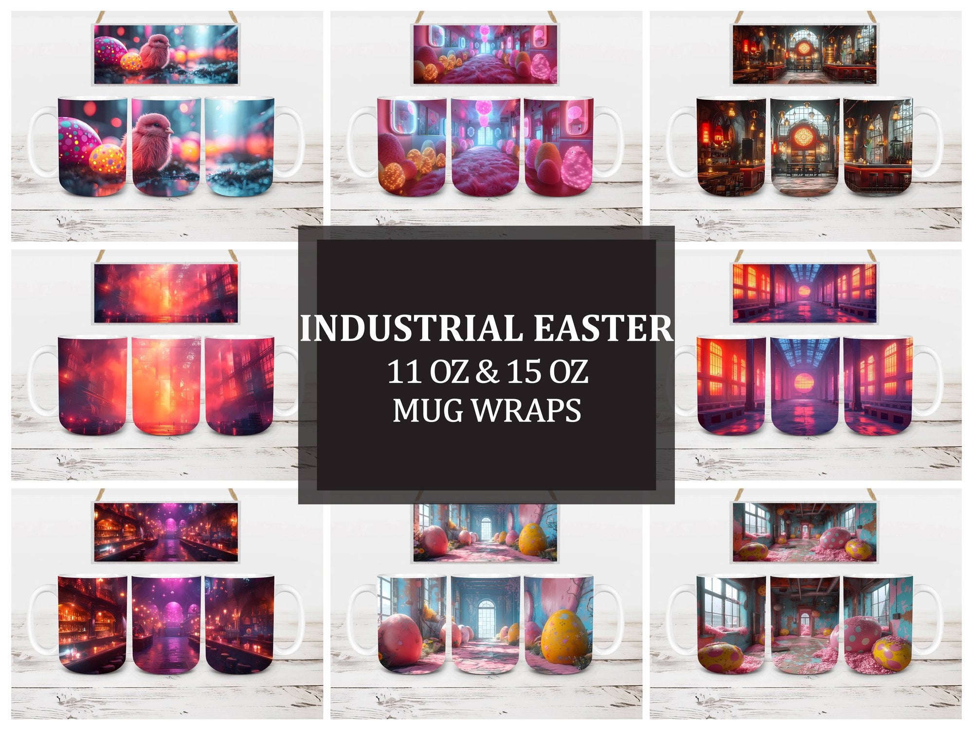 Industrial Easter 1 Mug Wrap - CraftNest