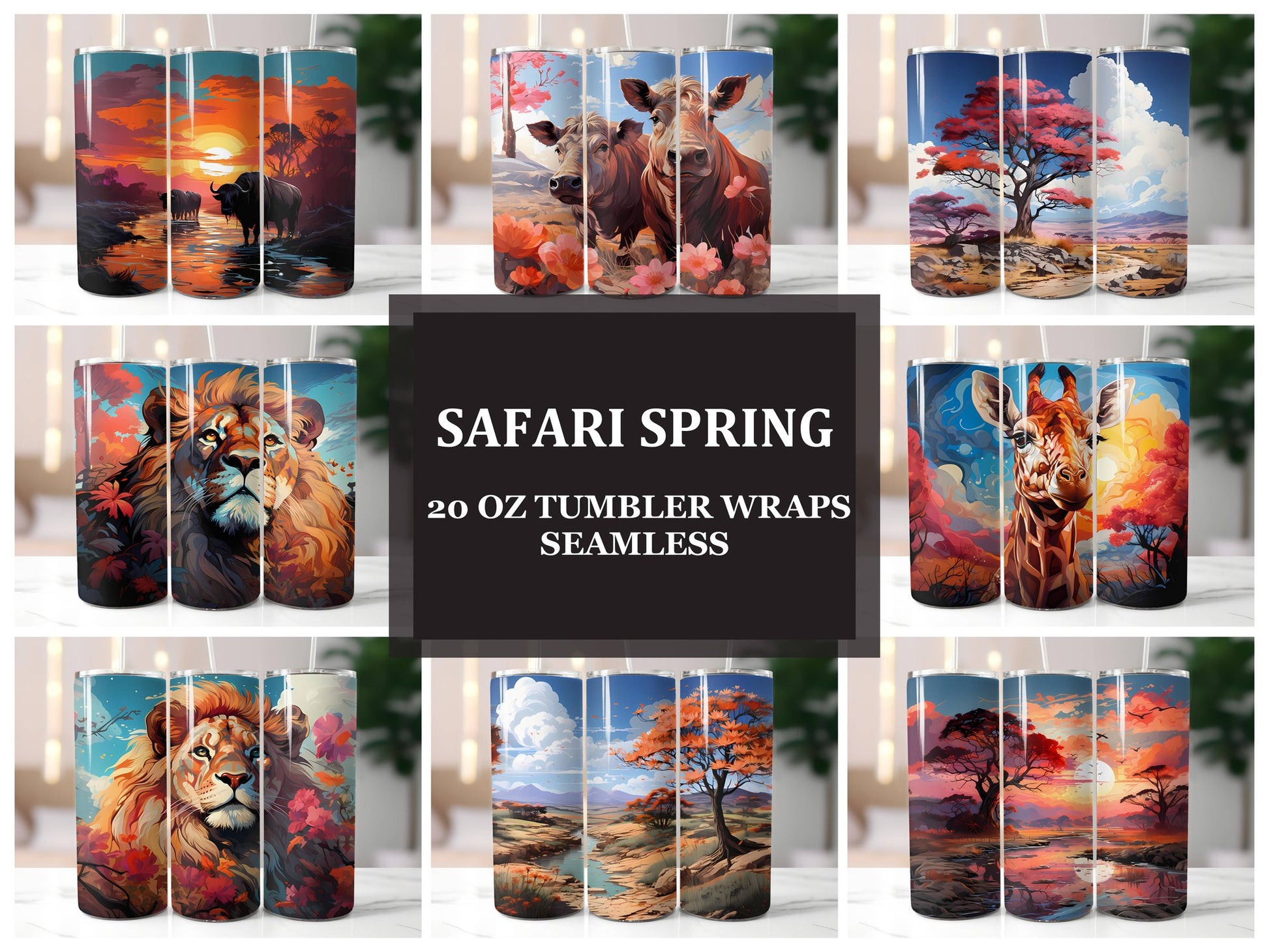 Safari Spring 2 Tumbler Wrap - CraftNest