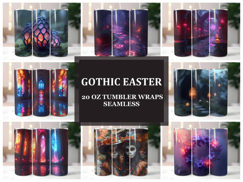 Gothic Easter 6 Tumbler Wrap - CraftNest