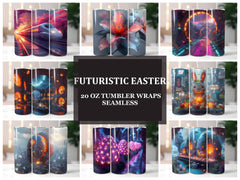 Futuristic Easter 1 Tumbler Wrap - CraftNest