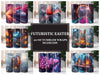 Futuristic Easter 1 Tumbler Wrap