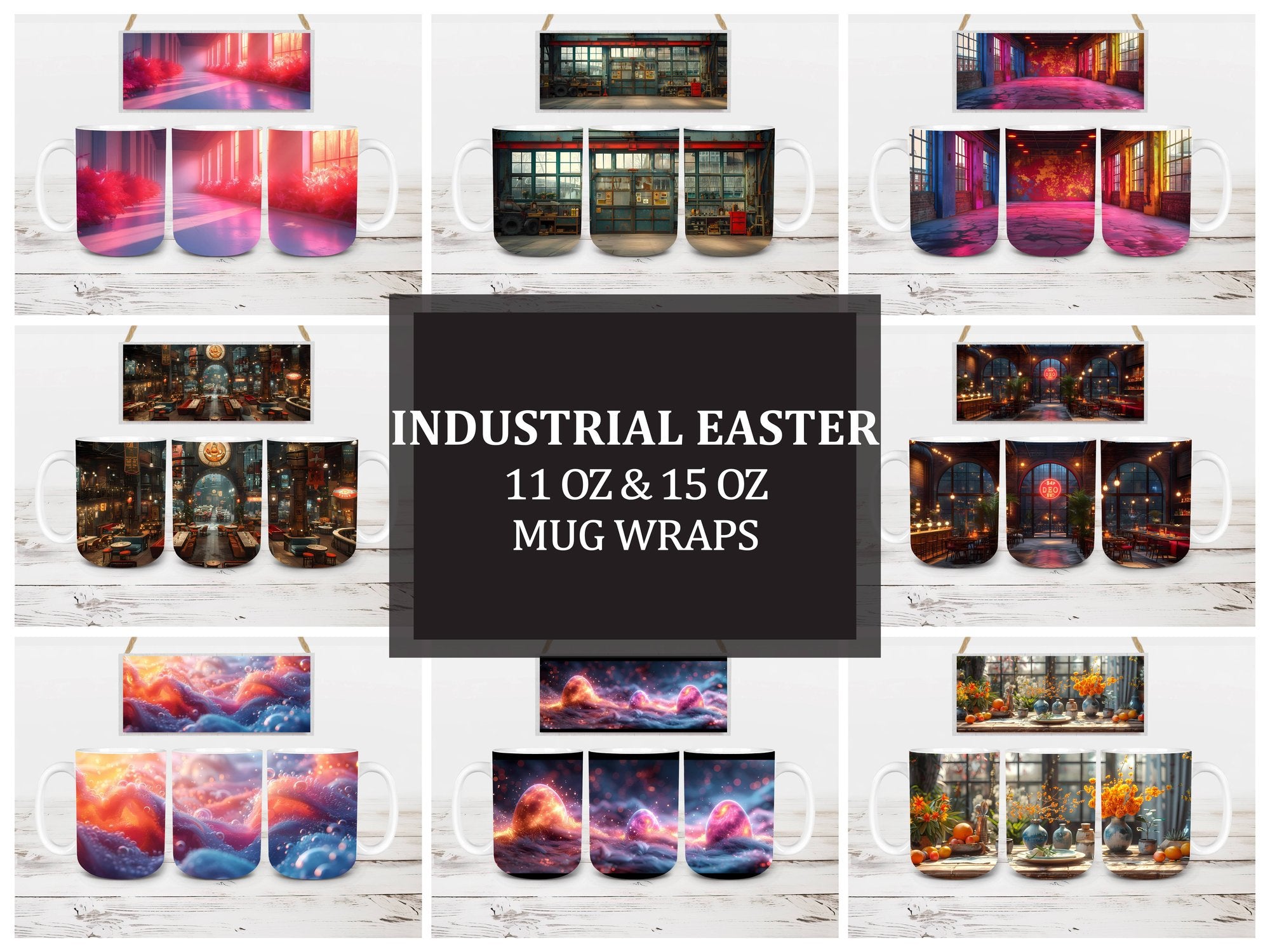 Industrial Easter 2 Mug Wrap - CraftNest