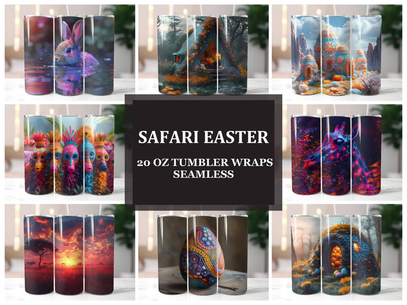 Safari Easter 3 Tumbler Wrap - CraftNest