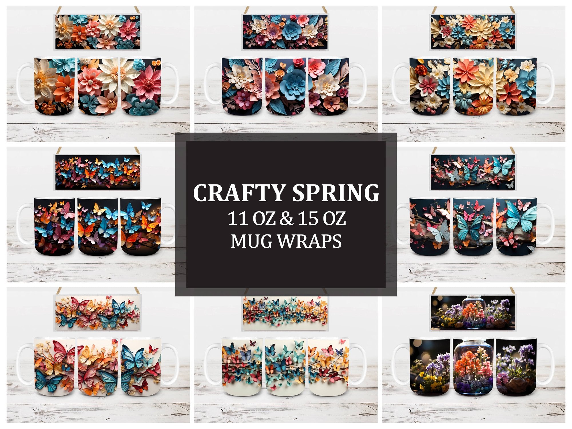 Crafty Spring 1 Mug Wrap - CraftNest