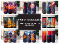 Golden Years Easter 1 Tumbler Wrap - CraftNest