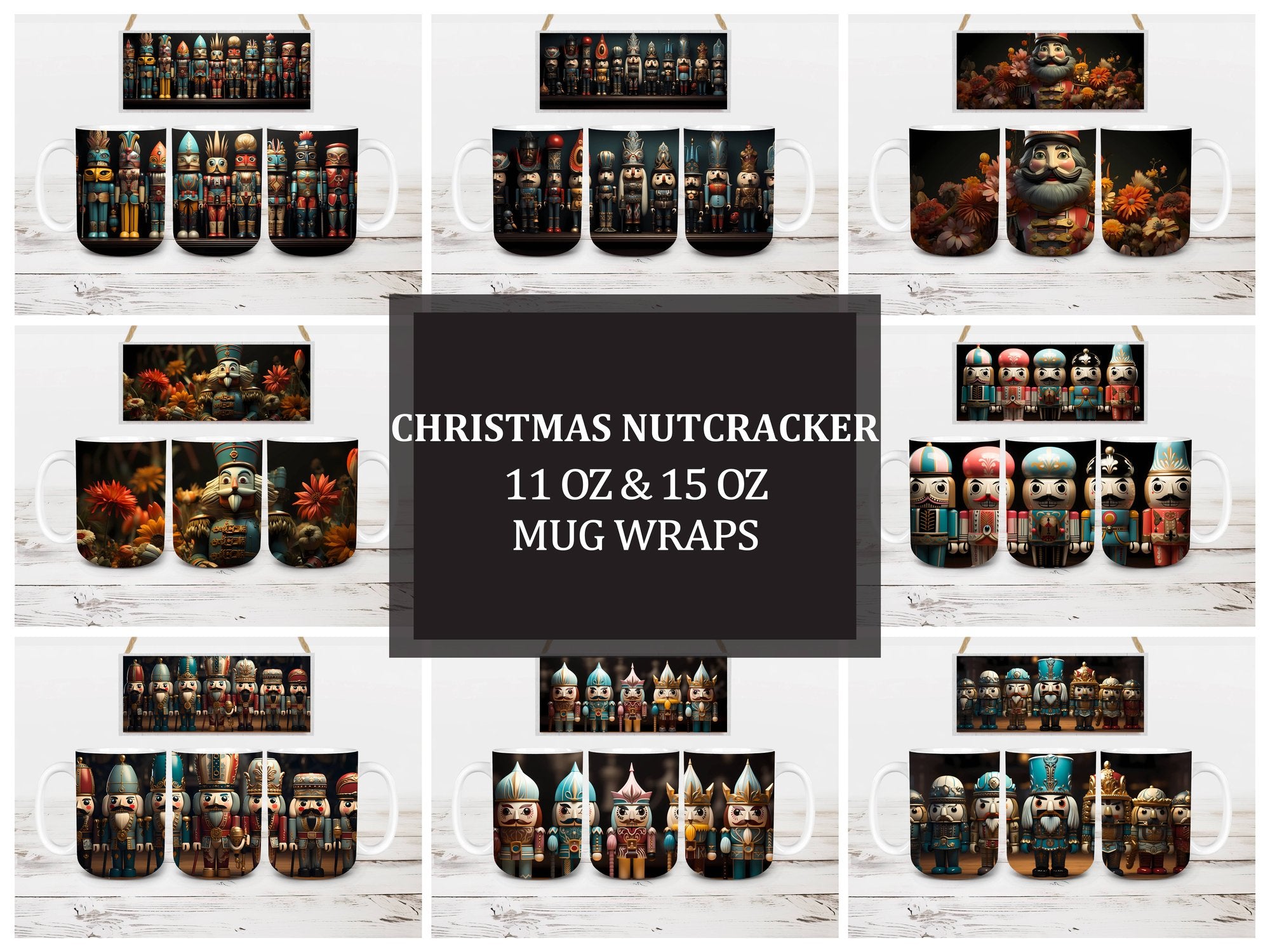 Christmas Nutcracker Mug Wrap - CraftNest