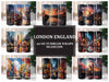 London England 2 Tumbler Wrap