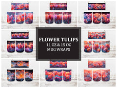 Flower Tulips 2 Mug Wrap - CraftNest