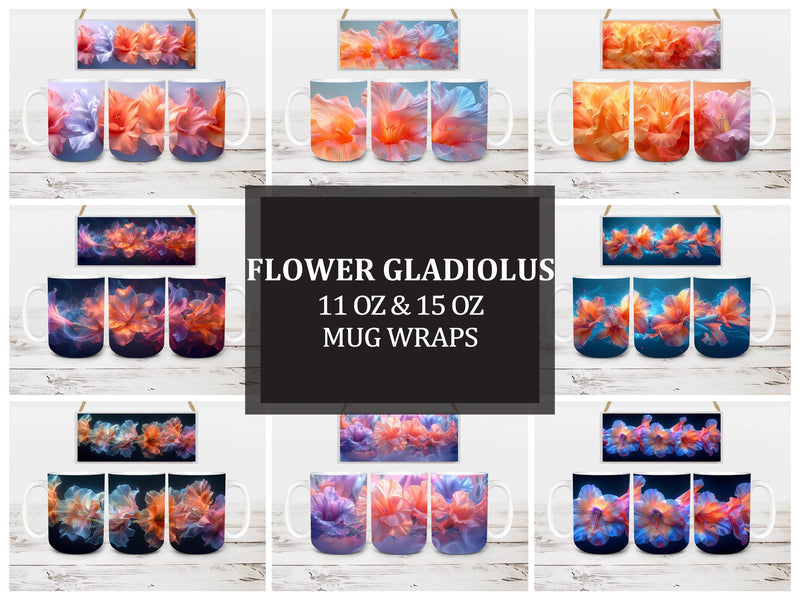 Flower Gladiolus 5 Mug Wrap - CraftNest