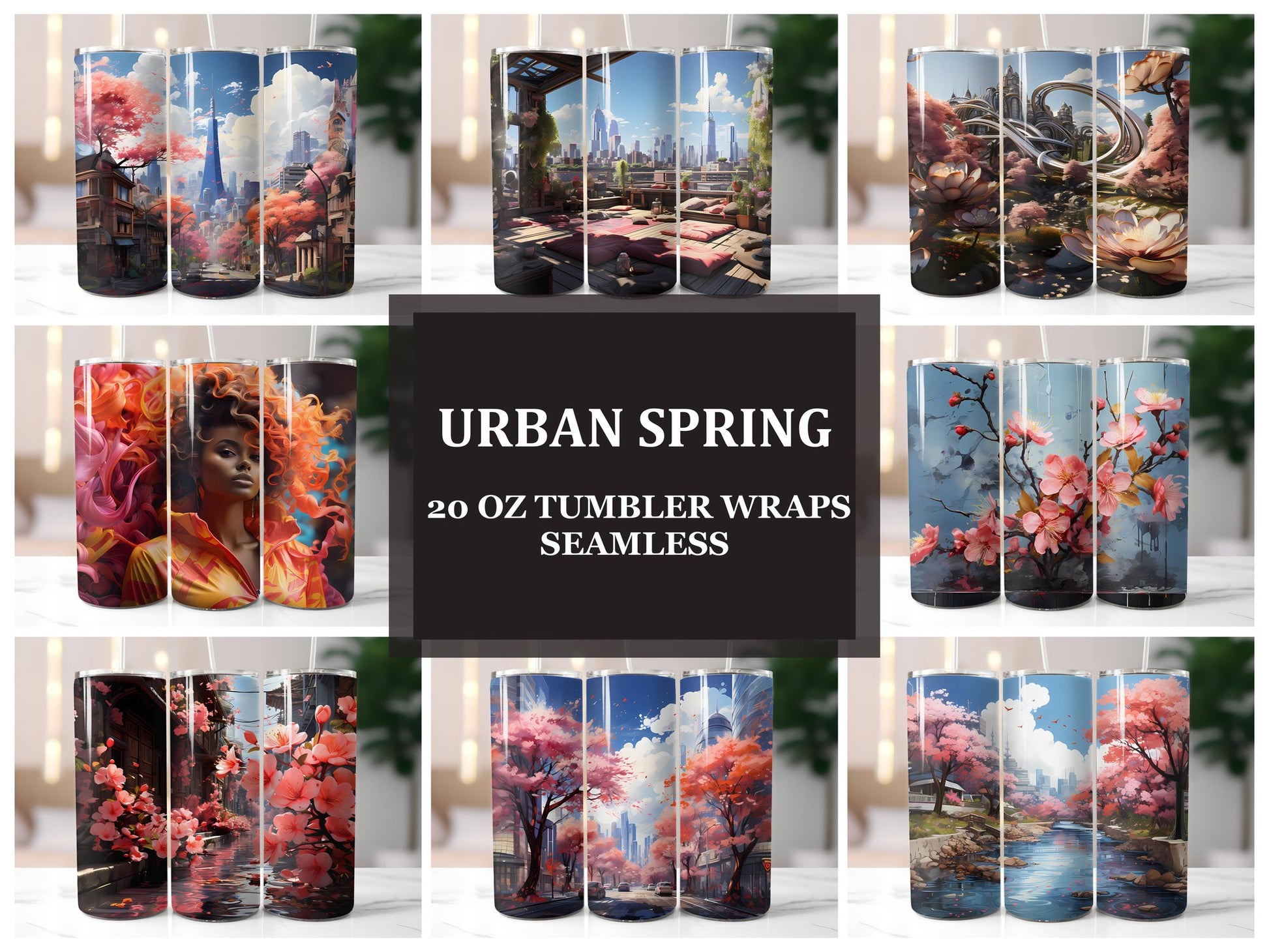 Urban Spring 2 Tumbler Wrap - CraftNest