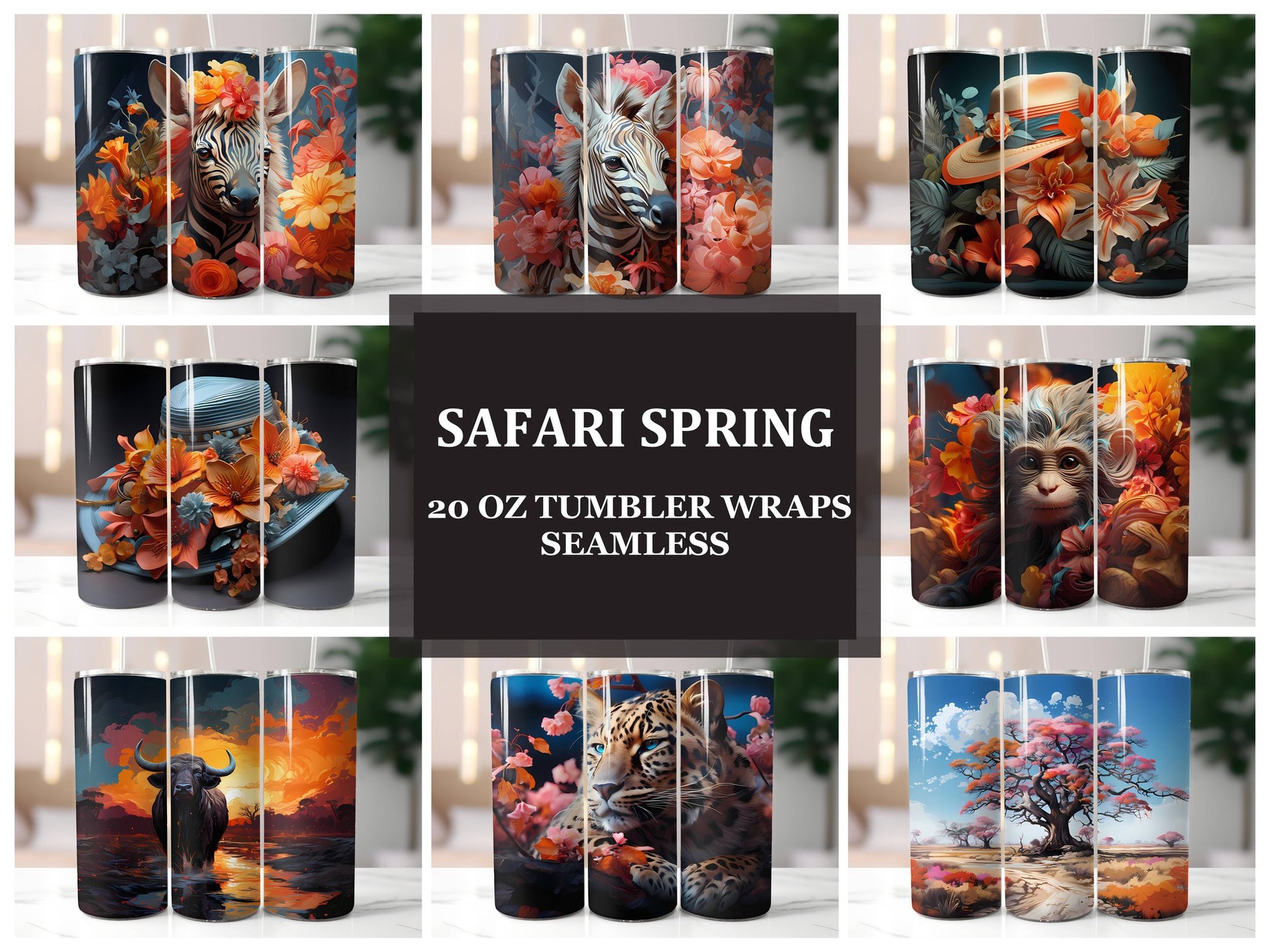 Safari Spring 1 Tumbler Wrap - CraftNest