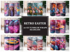 Retro Easter 6 Tumbler Wrap - CraftNest