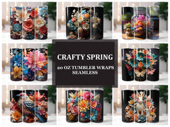 Crafty Spring 1 Tumbler Wrap - CraftNest