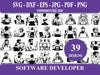 Softwareentwickler SVG -Bundle