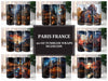 Paris France 3 Tumbler Wrap