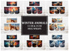 Winter Animals Mug Wrap