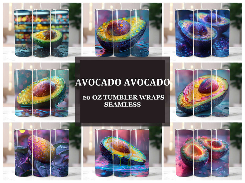 Avocado 1 Tumbler Wrap - CraftNest - Digital Crafting and Art