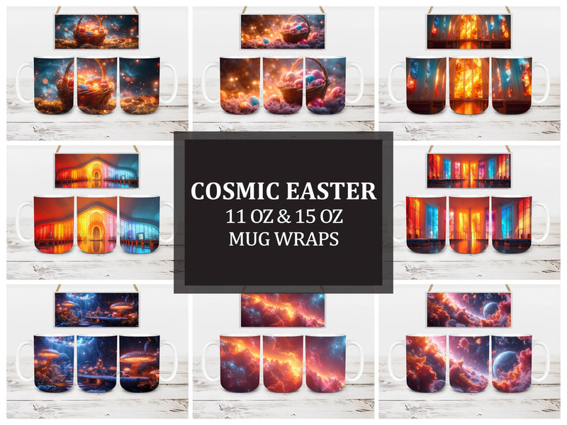Cosmic Easter 1 Mug Wrap - CraftNest