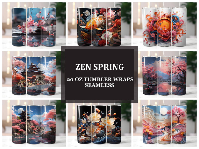 Zen Spring 4 Tumbler Wrap - CraftNest