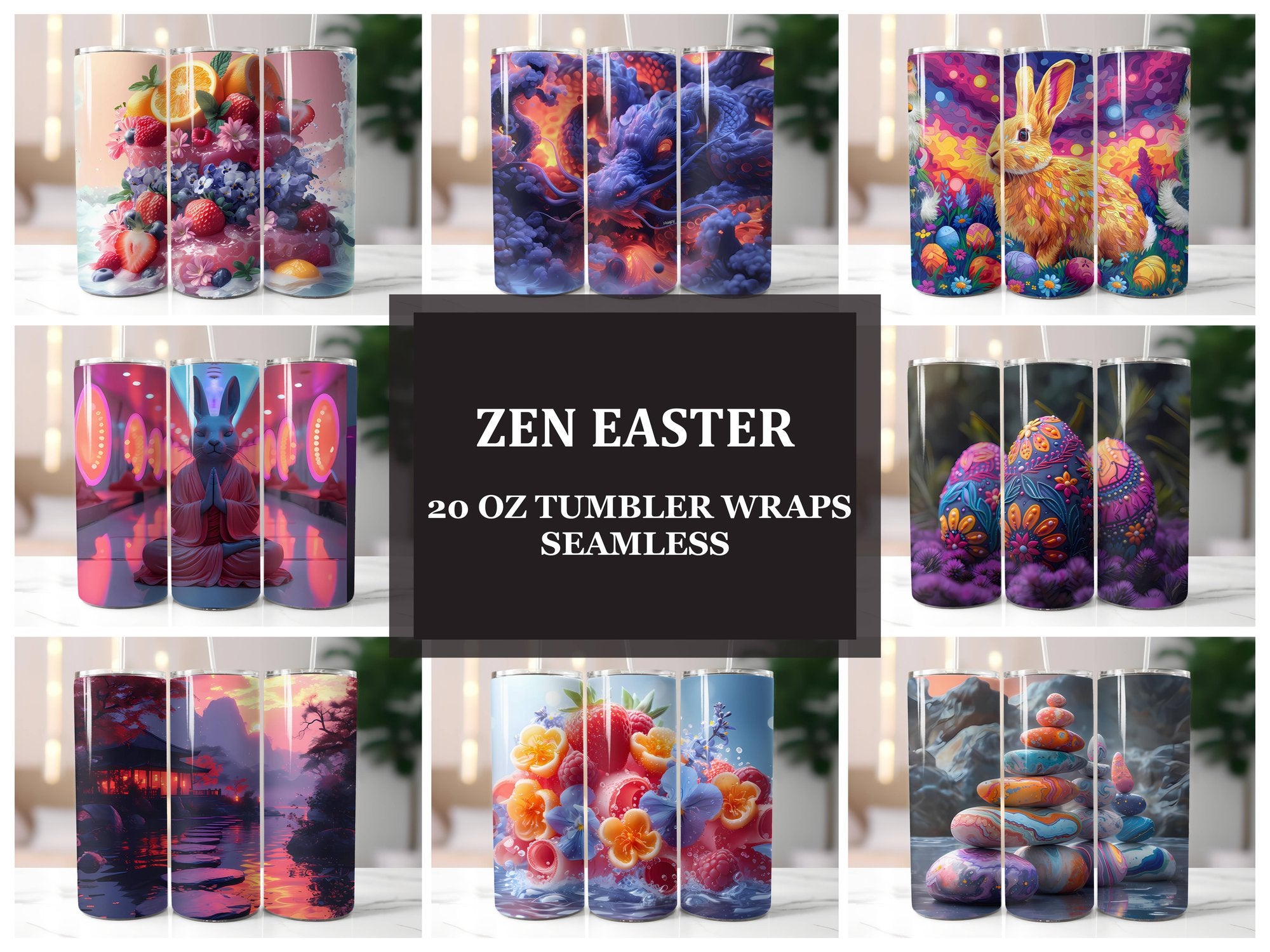 Zen Easter 2 Tumbler Wrap - CraftNest