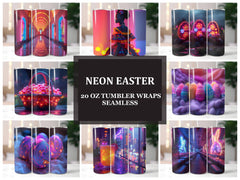 Neon Easter 4 Tumbler Wrap - CraftNest